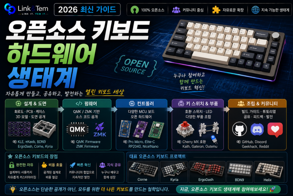 오픈소스 키보드 생태계, QMK·ZMK·VIA로 알아보는 5단계 입문 가이드